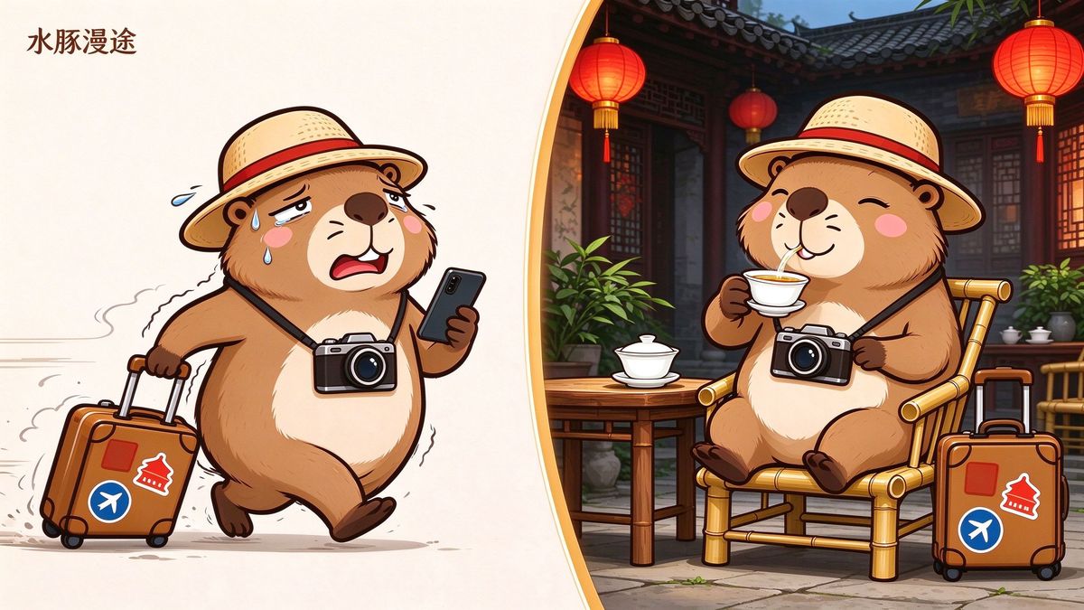 水豚漫途-标准团与水豚漫途的旅行体验对比